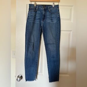 Just Black Fitz Inner Side Slit Skinny Jean size 6